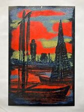 Emaillebild 1960er Barche