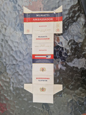 INCARTO PACCHETTO SIGARETTE VUOTO OLD CIGARETTES PACKET -- MURATTI AMBASSADOR