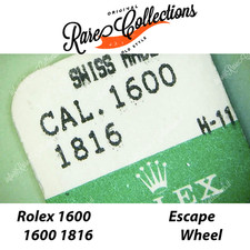 NEW Nuovo Blister Rolex 1600 1816 Escape Wheel Ruota Scappamento