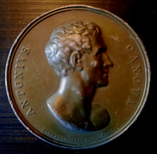 Medaglia Antonio Canova 1827