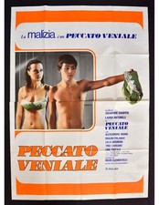 manifesto PECCATO VENIALE malizia Laura Antonelli Alessandro Momo samperi A449