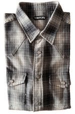 Camicia uomo Tom Ford nera