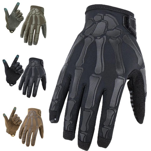 Guanti osso scheletro biker - in,