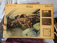 Alfa Romeo 156 Anno 1997 Quadro Insegna Vetroresina Bifacciale Misura 100x70cm