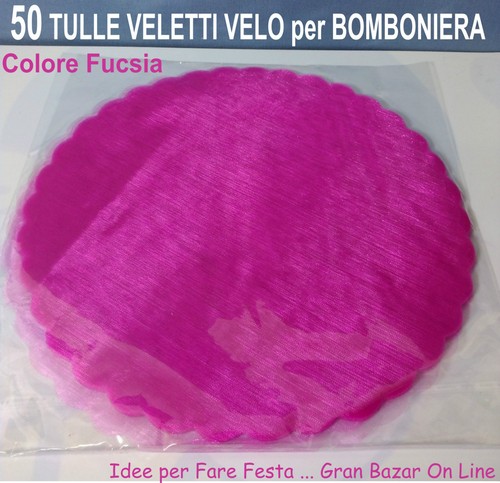 Velo tulle bomboniera pz - bomboniera, 50