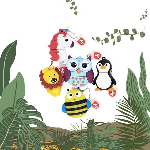 Animal flash drive - flash, memoria