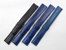 Cinturini Pelle Lucertola Blu Accessori Orologi Lusso Unisex Varie Misure Nuovo