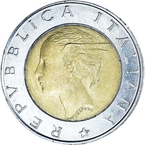 1144962 moneta italia 500 - italia,,