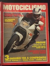 Rivista Motociclismo 1986 nr. 4 Honda VFR 750 Bimota DB1 750 Garelli Noi Matic