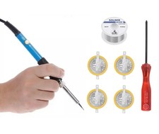 🇮🇹 Kit sostituzione 4 Pile Per Giochi Game Boy Advance CR1616 3v Con Linguette