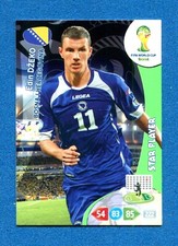 WC BRASIL 2014 -Adrenalyn Panini- Card STAR PLAYER - DZEKO - BOSNA