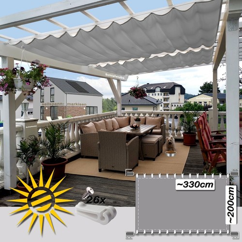 Tenda sole corda argento - da,