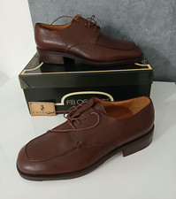 Scarpe Mocassini F.lli Cesetti in Vera Pelle Vitello Cuoio Nuove 43 Uomo Marrone