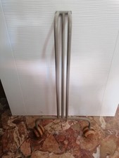 piede gamba in metallo fisso per mobili scrivania tavolo h 750 mm usato