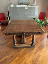 Tavolo antico allungabile, in