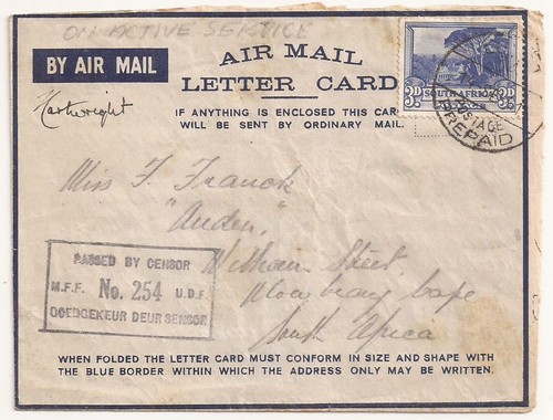 Lettera ww2 città del - ww2.,
