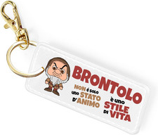 Portachiavi Brontolo Idea Regalo Sette Nani Donna Uomo Ragazza Ragazzo. Regalo D