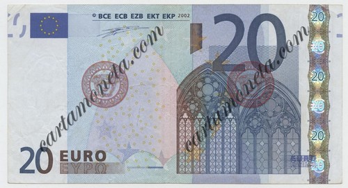 Euro errore stampa - 20,