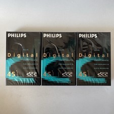 3x PHILIPS DCC 45 min. Nastro