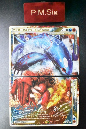 Carta pokemon kyogre groudon - kyogre, &