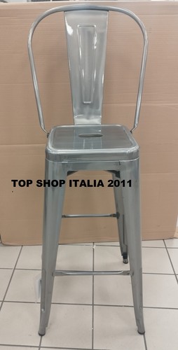 Sgabello bar con schienale - bar,