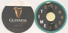 Guinness - beer mat "Guinness Time" (green/blue) from Ireland