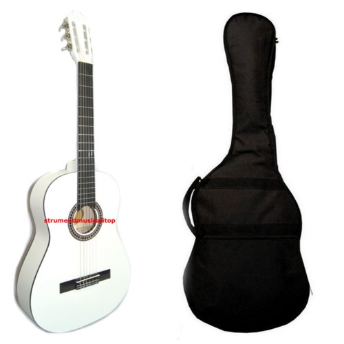 Chitarra classica bianca 4 - classica, 3/4