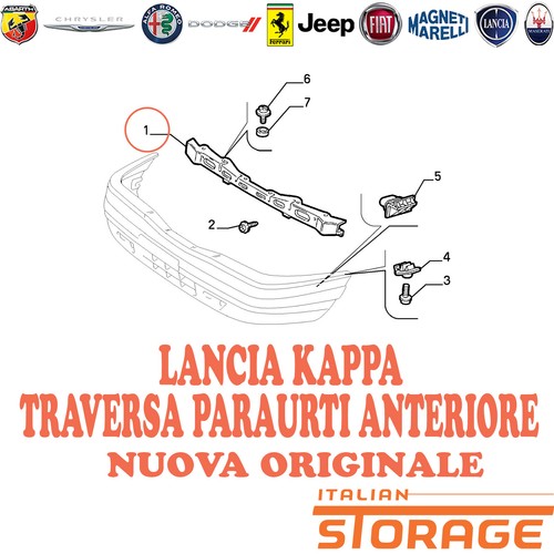 Lancia kappa traversa - traversa, paraurti