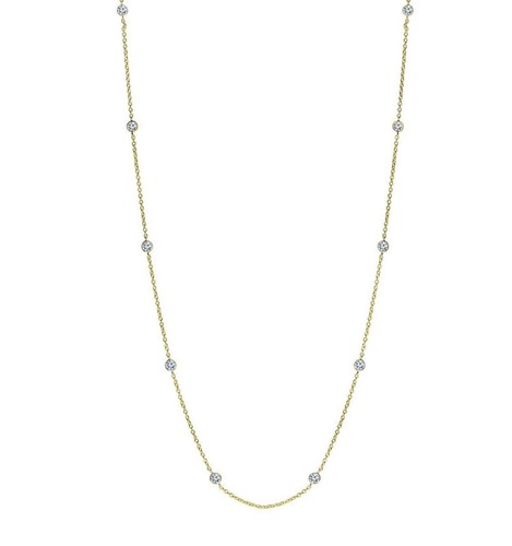 Collana catena cavo - catena, di