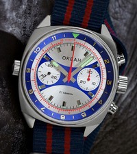 Okean cronografo 39mm gabbiano - okean,