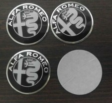 Wheel logos hub cover black