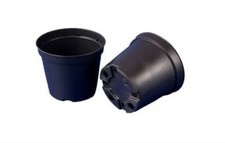 Vaso in plastica nera da 1 LT, ottima qualità, made in Italy, 2.000 pezzi 