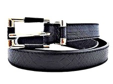 Cintura da Donna Nera Pitonata