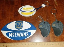 McEwan's Lager Birra, Gadget Pubblicitari, Lotto 4 Portachiavi. 