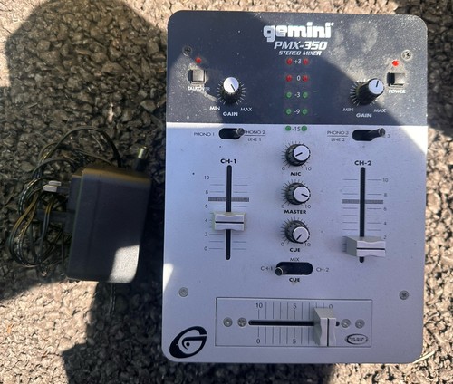 Mixer stereo gemini pmx 350 - stereo,