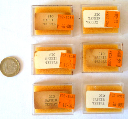 Lot saphirs teppaz 210 - 6,