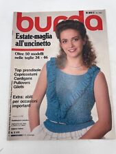 Burda  Estatemaglia all'uncinetto  Top prendisole Copricostumi anno 1983
