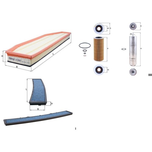 Set filtri knecht - set,