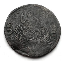 NETHERLANDS HOLLAND 1 DUIT 1590-1598 24.5mm 3.9g Copper, Rare. II7.1