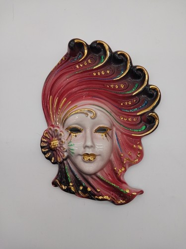 Maschera viso parete carnevale