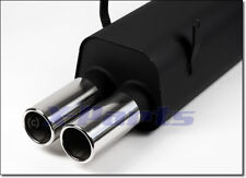 Scarico sportivo per BMW Serie 3 E36 320i 323i ABE ECE 2x76 mm silenziatore rotondo ESD con ABE