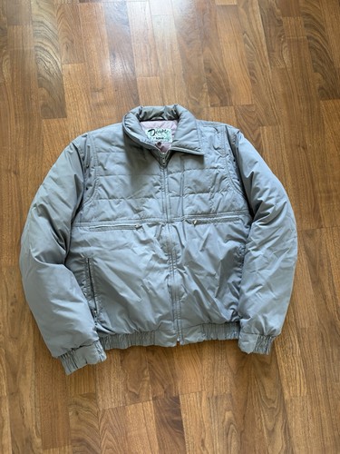 Piumino schott vintage grigio - piumino,