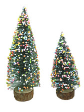 Pino con Palline Colorate Cm