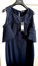 Abito blu elegante,nuovo con