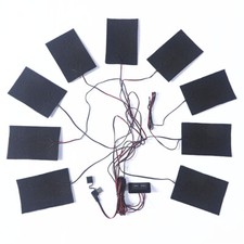 Scaldabiancheria 9 in 1 5V 2A USB Elettrico Riscaldatore Foglio Gilet Giacca Scaldabiancheria