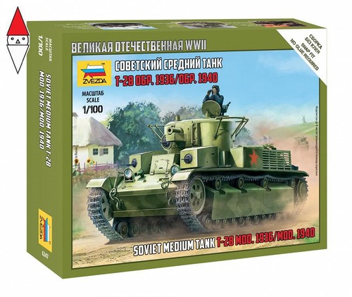 Zvezda soviet medium tank - 1/72,