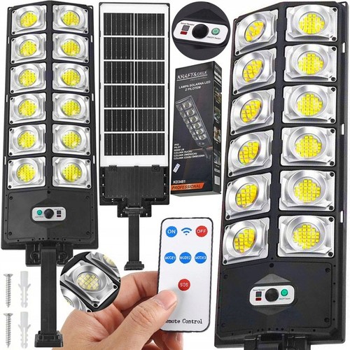 Faro led con pannello solare - faro,