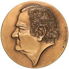 Medaglia 60° della Fonderia d'Arte Massimo Del Chiaro, Pietrasanta, L. Zanelli