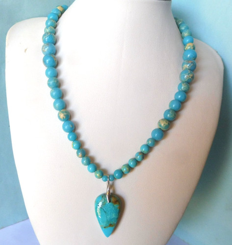 Collier turquoise perse - collier,