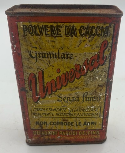 Scatola latta polvere - scatola,